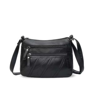 Black Small Italian Leather Bag