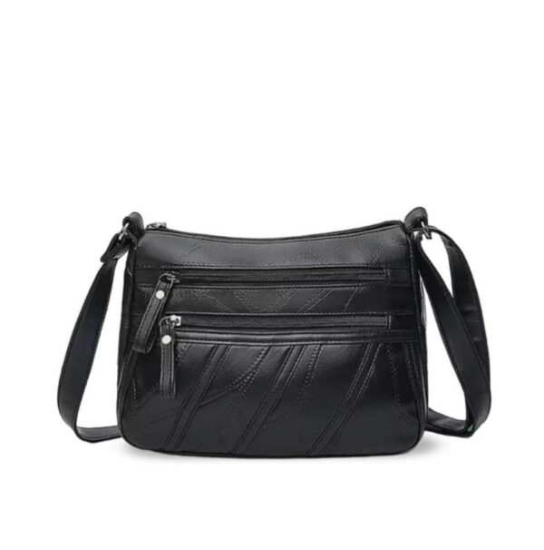 Black Small Italian Leather Bag